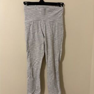 lululemon athletica Light Gray Marled Leggings